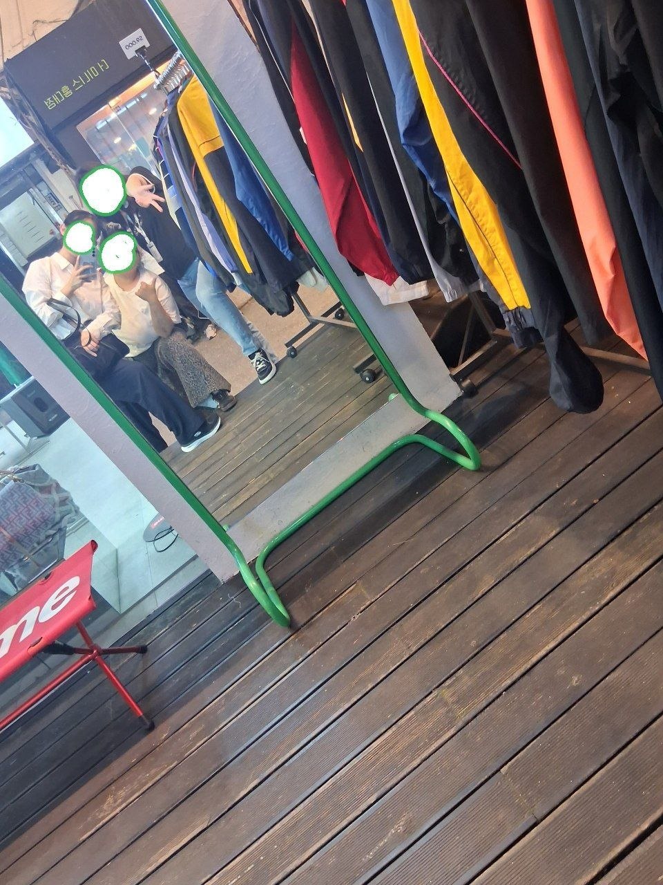 빈티지샵 옷걸이