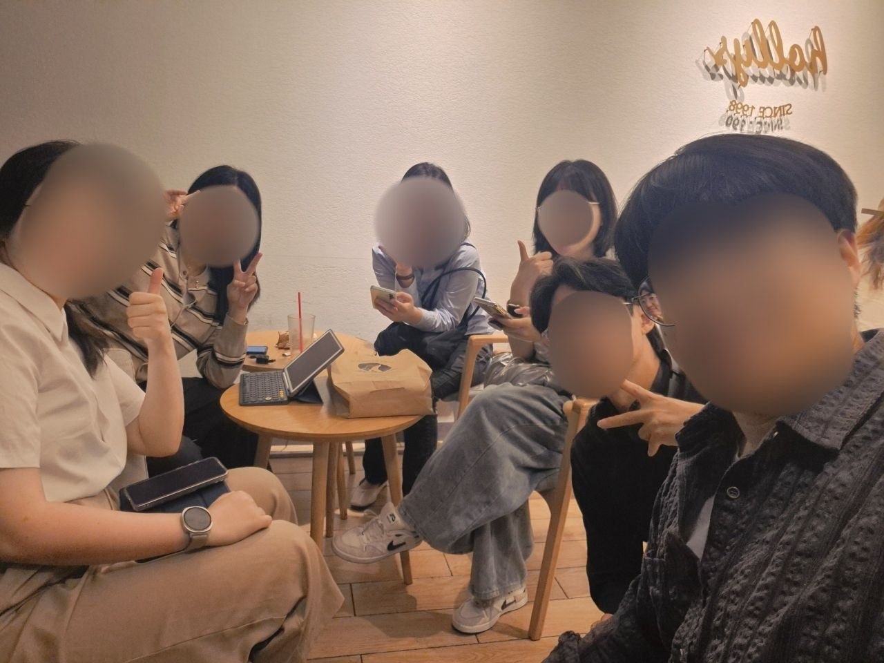 탐방 후 카페